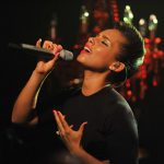 Alicia Keys viert verjaardag in Madrid