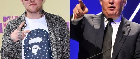 Donald Trump boos op Mac Miller