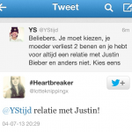 ‘Beliebers’ kiezen Justin Bieber boven ouders