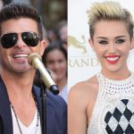 Miley Cyrus en Robin Thicke op MTV VMa’s