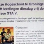 Nepbericht vrije dag op Hanzehogeschool voor GTA