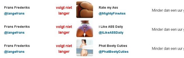 Lange Frans ontvolgt vriendin Danielle