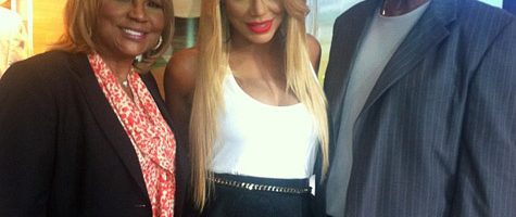 Tamar Braxton live in Good Morning America