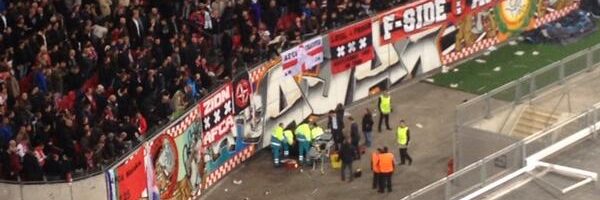Ajax-supporter gewond na val in ArenA