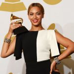 Beyonce op het Grammy podium