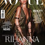 Rihanna gaat topless voor Vogue