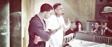 Drake en Chris Brown samen in de studio
