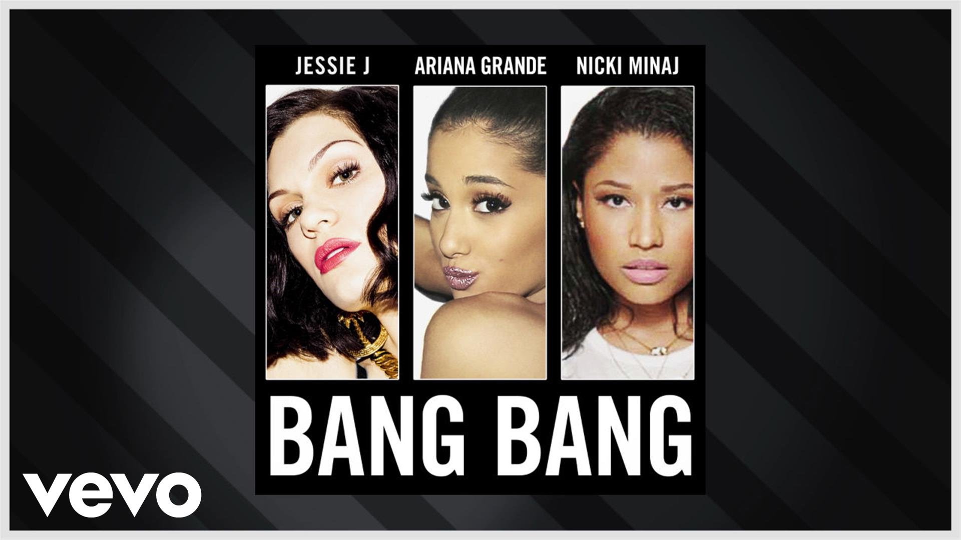 Bang bang клип. Jessie j Ariana grande Nicki Minaj Bang Bang. Ariana grande Bangs.