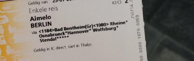 Meisje uit trein gezet om e-ticket