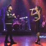 Ariana Grande en The Weeknd live bij SNL