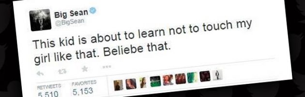 Big Sean woedend op Justin Bieber