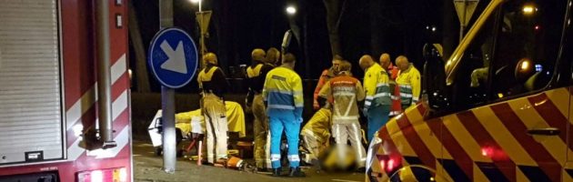 Maaltijdbezorger overleden na ongeluk in Amsterdam