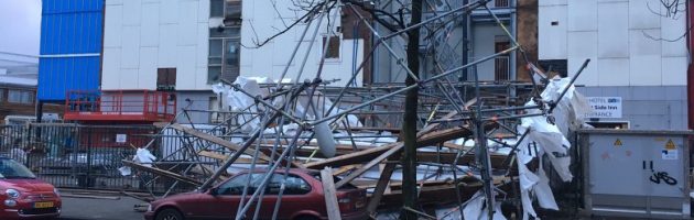 Storm: ravage in de hoofdstad, trams rijden niet meer