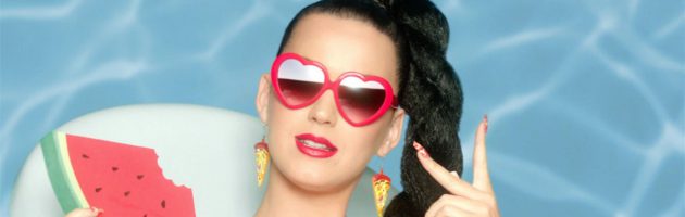 Katy Perry op de fiets naar Ziggo Dome