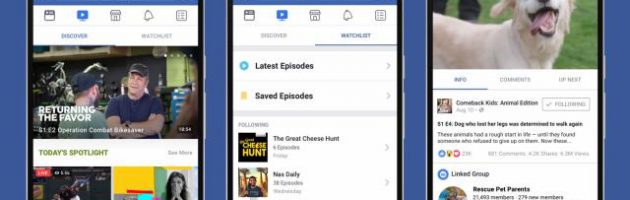 Facebook brengt Youtube-concurrent Watch naar Nederland