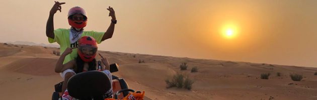 Nicki Minaj en Lewis Hamilton op vakantie in Dubai