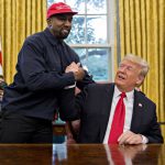 Kanye West luncht met Trump in Witte Huis