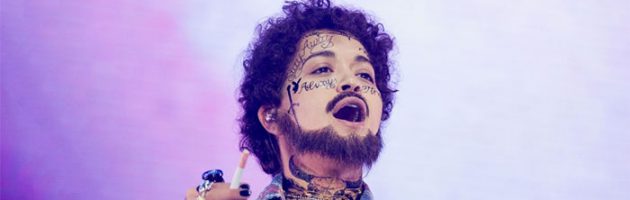 Rita Ora verkleed als Post Malone tijdens Halloween 2018