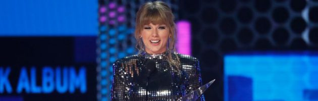 Taylor Swift grote winnares American Music Awards 2018