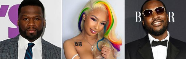 Meek Mill en 50 Cent nemen vriendin 6ix9ine in de zeik