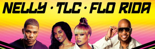 Nelly, TLC en Flo Rida samen op het podium