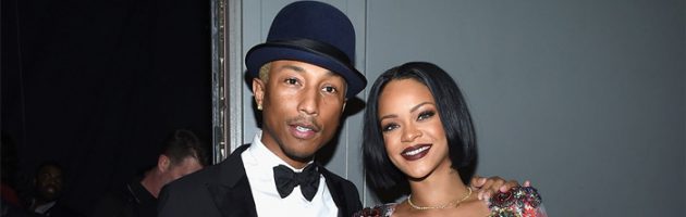 Rihanna in de studio met The Neptunes