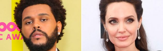 The Weeknd en Angelina Jolie samen gespot
