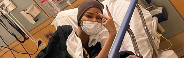 Teyana Taylor vlak voor optreden met spoed naar ziekenhuis