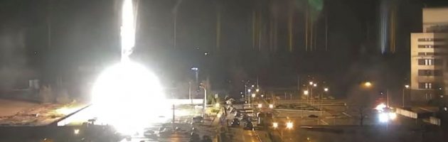 Grote brand in kerncentrale Zaporizja Oekraïne