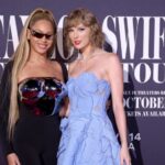 Beyonce en Taylor Swift samen bij premiere concertfilm The Eras Tour